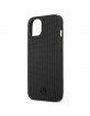 Mercedes iPhone 13 Case cover case meshed real leather black