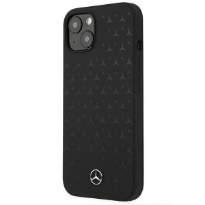 Mercedes iPhone 13 Case Cover silicone star pattern black
