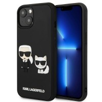 Karl Lagerfeld iPhone 13 Case Cover Silicon Karl / Choupette 3D Black