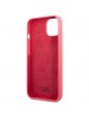 Karl Lagerfeld iPhone 13 Hülle Case Silicon Plaque Fuchsia