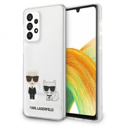 Karl Lagerfeld Samsung A33 5G A336 Cover Case Karl & Choupette Transparent