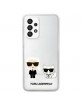 Karl Lagerfeld Samsung A33 5G A336 Hülle Case Karl & Choupette Transparent