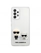 Karl Lagerfeld Samsung A53 5G A536 Cover Case Karl & Choupette Transparent