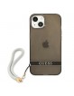 Guess iPhone 13 Case Cover Translucent Stap Black