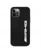 AMG iPhone 12 / 12 Pro Case Cover Silicone Big Logo Black