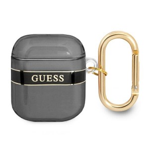 Guess AirPods 1 / 2 Cover Case Strap Collection Black