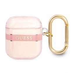 Guess AirPods 1 / 2 Case Strap Collection Pink