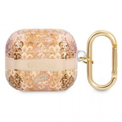 Guess AirPods 3 Cover Case Paisley Strap Collection Gold