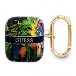 Guess AirPods 1 / 2 Case Flower Strap Collection Blue