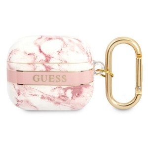 Guess AirPods 3 Case Marble Strap Collection Pink