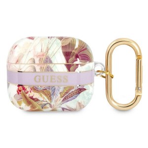 Guess AirPods 3 Case Flower Strap Collection Purple