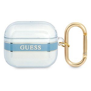Guess AirPods 3 Cover Case Strap Collection Blue