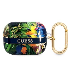 Guess AirPods Pro Case Flower Strap Collection Blue