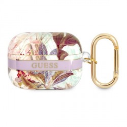 Guess AirPods Pro Case Flower Strap Collection Purple