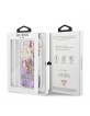 Guess iPhone SE 2022 / SE 2020 / 8 / 7 Case Cover Flower Liquid Glitter purple