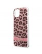 Guess iPhone 13 Cover Case Leopard Collection Pink