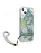 Guess iPhone 13 mini Hülle Case Blume Strap Kollektion Grün