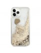 Guess iPhone 11 Pro Hülle Case Glitter Charms Gold