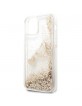 Guess iPhone 12 / 12 Pro Case Cover Glitter Charms Gold