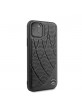 Mercedes iPhone 11 Pro case cover genuine leather Bow Line black