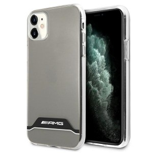 AMG iPhone 11 Hülle Case Transparent Electroplate Schwarz / Weiss
