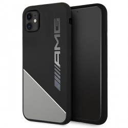AMG iPhone 11 Case Cover Silicone Two Tones Gray / Black
