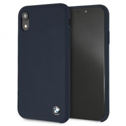 BMW iPhone XR Case Cover Silicone Signature Blue / Navy