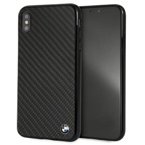 BMW iPhone Xs Max Hülle Case Siganture Carbon Schwarz