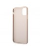 Guess iPhone 11 Case Cover 4G Metal Gold Logo Pink