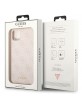 Guess iPhone 11 Pro Max Hülle Case 4G Metal Gold Logo Rosa