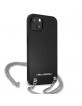 Karl Lagerfeld iPhone 13 Case Textured Chain Black