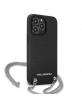 Karl Lagerfeld iPhone 13 Pro Max Case Textured Chain Black