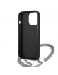 Karl Lagerfeld iPhone 13 Pro Max Case Textured Chain Black