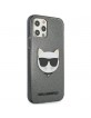 Karl Lagerfeld iPhone 12 / 12 Pro Case Cover Glitter Choupette Black