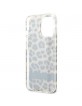 Guess iPhone 13 Pro Cover Case Leopard Collection Brown