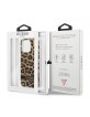Guess iPhone 13 Pro Cover Case Leopard Collection Brown