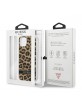 Guess iPhone 13 Cover Case Leopard Collection Brown