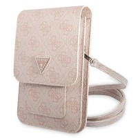 Guess universelle Smartphone Tasche Wallet bag Triangle Rosa
