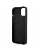 BMW iPhone 14 Plus / 15 Plus Case Cover Silicone Signature Metal Logo Black