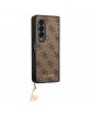 Guess Samsung Z Fold 4 Case Book Case Cover 4G Charms Brown