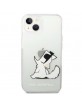 Karl Lagerfeld iPhone 14 Plus / 15 Plus Hülle Case Cover Choupette Fun Transparent