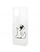 Karl Lagerfeld iPhone 14 Plus Case Cover Choupette Fun Transparent