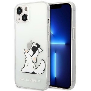 Karl Lagerfeld iPhone 14 Case Cover Choupette Fun Transparent