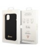 GUESS iPhone 14 Case Cover Silicone Vintage Logo Black