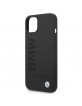 BMW iPhone 14 Plus MagSafe Case Cover Silicone Signature Logo Black