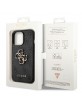 Guess iPhone 14 Pro Case Cover Hülle 4G Big Metal Logo Grau