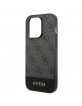 Guess iPhone 14 Pro Hülle Case Cover 4G Stripe Grau