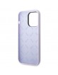 Guess iPhone 14 Pro Hülle Case Cover Silicone Vintage Logo Violett