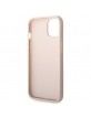 Guess iPhone 14 Plus / 15 Plus Case Cover Hülle 4G Big Metal Logo Rosa