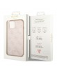 Guess iPhone 14 Plus Hülle Case Cover 4G Metal Gold Logo Rosa / Pink